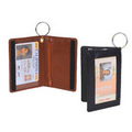 Double ID Holder w/ Key Ring & Coin Pocket